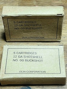 lot 231 image: Two (2) Boxes of Olin Corporation 12 GA. ShootshellvNo. 00 Buckshot