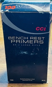 lot 288 image: 1000 Count Box of CCI Large Rifle Primers No. BR2