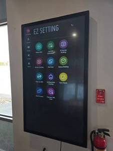 lot 1 image: NICE LG 55 Class 4K UHD Touchscreen Digital Signage