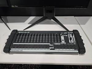 lot 12 image: Rockville Rockforce 384 Channel LightFog DMX Lighting Controller w MIDI Control