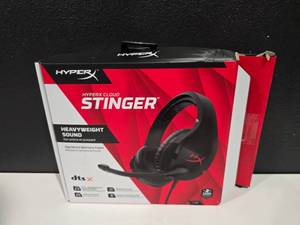 lot 36 image: NEW HyperX Cloud Stinger Heavyweight Sound Gaming Headset.  BOX HAS DAMAGE�But Everything Inside Is New