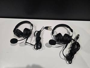lot 48 image: Lot of 2 Audio-Technica Broadcast Stereo Headsets (Bid is times the quantity of 2)