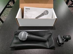 lot 102 image: NEW Shure SM48 Dynamic Vocal Microphone