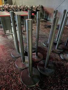 lot 146 image: Lot of 6 Crowd ControlLine Stanchions