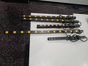 lot 169 image: Lot of 5 Surge Protector Outlet Strips