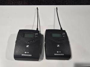 lot 223 image: Lot of 2 Sennheiser EK 100 G4 Wireless Bodypack Transmitters (Bid is times the quantity of 2)