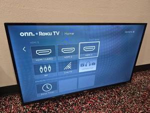 lot 235 image: Onn 40 4K UHD LED Roku Smart TV