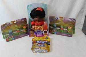 lot 74 image: Disney princess baby moana doll and 2-Hobby Bro Packs and Kiddy Dough