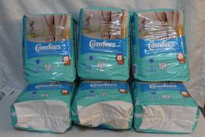 lot 102 image: 6 packs of Comfees pull-up 4T-5T