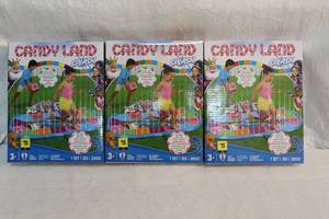 lot 104 image: 3 candy land splash games all unopened