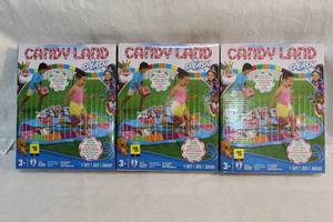 lot 105 image: 3 candy land splash games all unopened