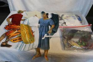 lot 217 image: Felt prop pieces to show store or to teach