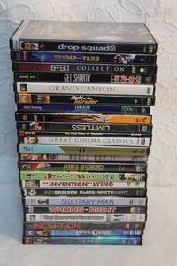 lot 182 image: Lot of DVDs movies like Fantasia, Grumpy old men,0,the butterfly effect,and many more