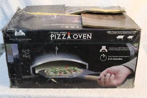 lot 148 image: Wood-fire pizza oven pellet grill attachment kit