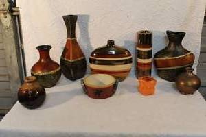 lot 245 image: Mixed lot of vases