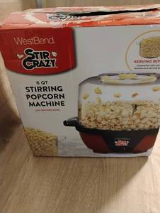 lot 68 image: WEST BEND STIR CRAZY POPCORN MACHINE