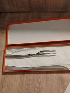 lot 74 image: HERMES FORK AND KNIFE