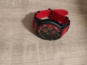 lot 78 image: RED AND BLACK MENS WATCH