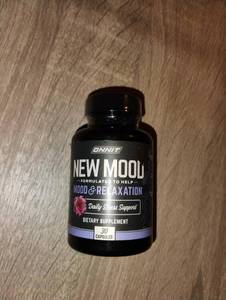 lot 36 image: ONNIT NEW MOOD ....MOOD AND RELAXATION AND STRESS SUPPORT 30 CAPSULES