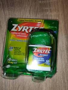 lot 39 image: ZYRTEC ALLERGY  60 TABLETS