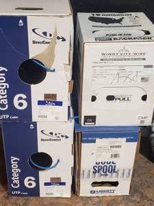 lot 18 image: 4 BOXES OF WIRE, SOME USED OUT OF EACH ONE