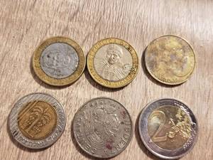 lot 44 image: 6 FORIEGN COINS