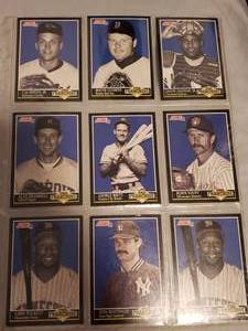 lot 66 image: 9 Random 91 Score THE FRANCHISE BASEBALL CARDS