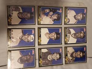 lot 77 image: 9 Random Score THE FRANCHISE BSEBALL CARDS