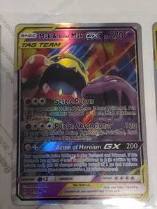 lot 88 image: Pokemon Card MUK & ALOLAN MUK GX