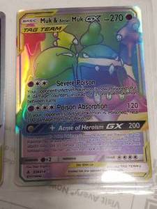 lot 91 image: Pokemon Card MUK & ALOLAN MUK GX