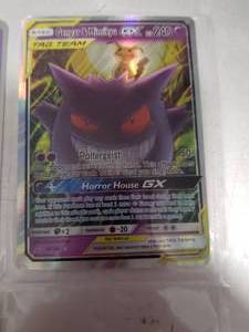 lot 96 image: Pokemon Card GENGAR & MIMIKYU GX