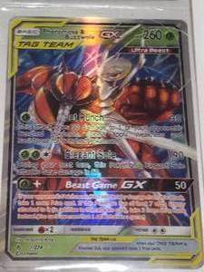 lot 101 image: Pokemon Card RHEROMOSA & BUZZWOLE GX