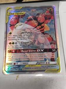 lot 108 image: Pokemon Card RHEROMOSA & BUZZWOLE GX
