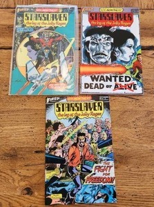 lot 110 image: Selection of First Comics - StarSlayer the log of Jolly Roger