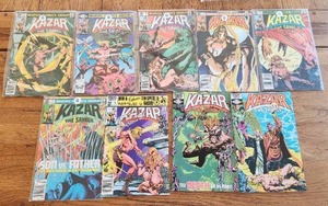 lot 76 image: Selection of Marvel Comics - Kazar the Savage