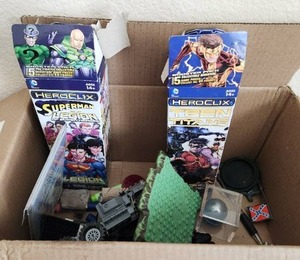 lot 152 image: Box of miscellaneous toys - Nerf, Legos