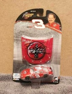 lot 54 image: Collectible Winners Circle - Dale Earnhardt Nascar racecar - Autographed by Richard Childress - Authenticity unknown