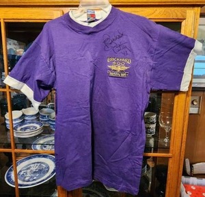lot 145 image: Vintage Brickyard 400 Inaugural race 1994 t-shirt with tags - signed by Richard Petty