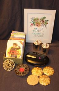 lot 37 image: Desktop Items and Candle Discs