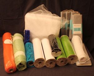 lot 42 image: Generous quantity and variety of Tulle, Most Unused.
