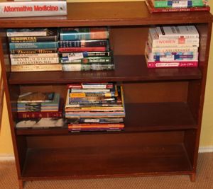 lot 59 image: Wooden Bookshelf (Contents not Included)
