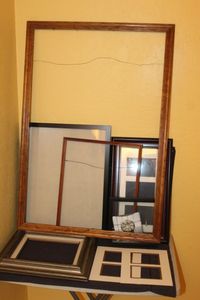 lot 66 image: Frames, most without Glass