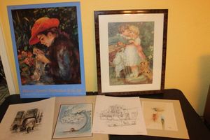 lot 70 image: Prints, Some Framed some not
