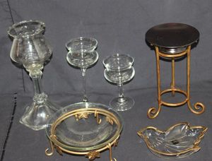 lot 79 image: Candle Holders