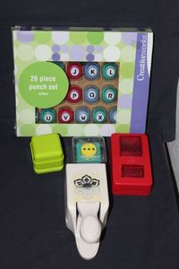 lot 97 image: Die Cut Crafting Punches