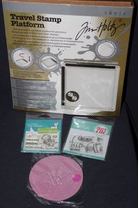 lot 100 image: Travel Stamp Platform and Stamps