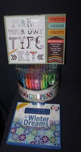 lot 101 image: Large Gel Pen Set and Color sets