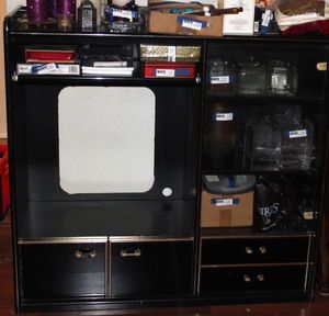 lot 112 image: Black Entertainment Center