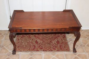 lot 117 image: Vaniqua Coffee Table With Ball and claw feet