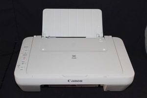 lot 121 image: Cannon Pixma Printer. Powers on